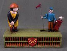 cast iron bank