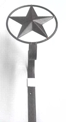 Wrought Iron Curtain Rod Holder