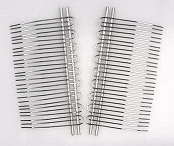 Pair of Stainless Steel Meat Tenderizer Combs