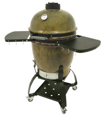 Cypress Ceramic Grill with Stand and Shelves