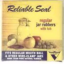 Reliable Seal Regula Jar Rubbers With Tab