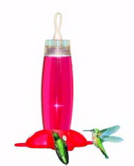 Rose Petal Hummingbird Feeder