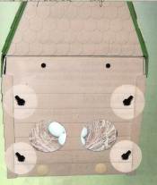 bird house window bungalow