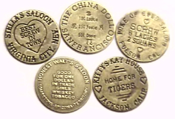 Assorted Novelty Tokens