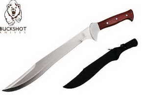 21 inch Machette with  Rose Ebony Wooden Handle