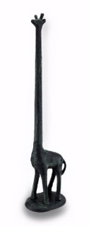 Cast Iron Giraffe Paper Towel Holder