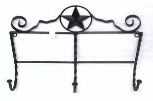 Wrought Iron Coat Rack