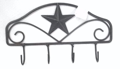 Wrought Iron Curtain Rod Holder