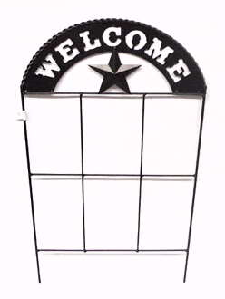Wrought Iron Welcome Stake