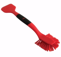 Scrub Brush/Scraper, Red
