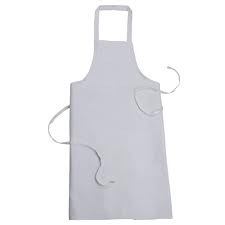 White Cotton Apron 