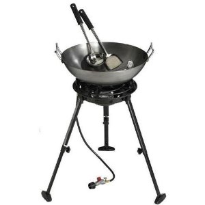Outdoor Gourmet 22 Carbon Steel Wok