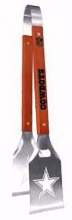 Heavy-duty stainless steel! Dallas Cowboys Grill-A-Tongs