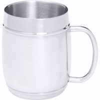 27oz SS Beer Barrel Shaped Mug 27oz SS Beer Barrel Shaped Mug