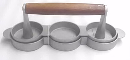 Sliderz 3 Slot Mini Hamburger Press