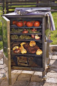 Stainless Steel Smokin Tex Pro Series Electric Smoker 1400