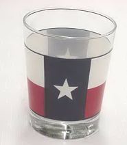 Flag of Texas Glass