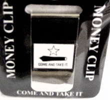 Come and Take It Money Clip