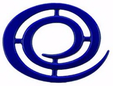 8 inch blue swirl trivet