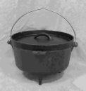 Seasoned Camp Oven
