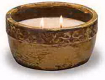 Round Vintage Pot Soy Candle