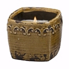 Vintage Square Pot Soy Candle