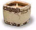 Square Vintage Pot Soy Candle