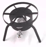 High Pressure Round Burner With Curved legs 