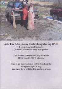 Ask The Meatmans -- Pork Slaughtering DVD