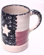 Large Texas Flag Crock Mug