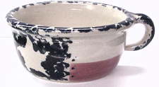 Texas Flag Crock Short Chili Bowl 