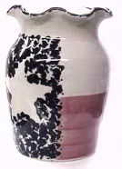 Texas Flag 1/2 Gallon Crock Vase
