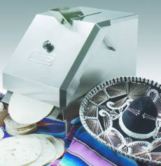 Flour Tortilla Wedge Press