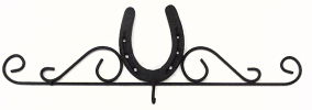 Wrought Iron Horseshoe Calendar Hook