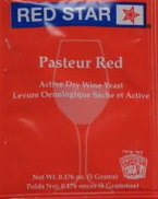 Pasteur Red Wine Yeast Packet