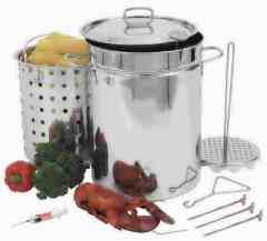 32 Qt. Stainless Steel Turkey Frying Pot