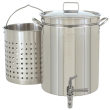 10-Gallon Steam/Boil Stockpot with Spigot