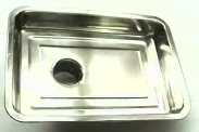 Stainless Steel Grinder Pan