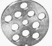Grinder Plate for #5 w/ 12 mm holes