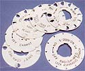 6 Standard Seed Plates for Garden Seeder