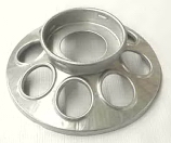 8 Hole Galvanized Feeder Base