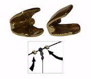 Brass Trotline Brads  (50)