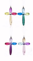 Hanging Rainbow Crosses