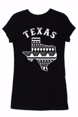 Show off your pride wearing this shirt! Black Shirt w/Texas Logo