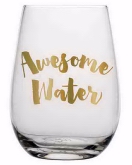Stemless Wine Glass-Awesome Water Stemless Wine Glass-Awesome Water