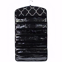 White & Black Hanging Jewelry Bag White & Black Hanging Jewelry Bag