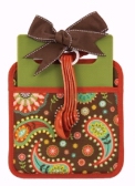 Pot Holder Chocolate/Paisley
