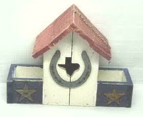 Texas Wood Bird house