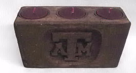 Wood Sugar Mold with A&M Logo