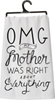 OMG Dish Towel